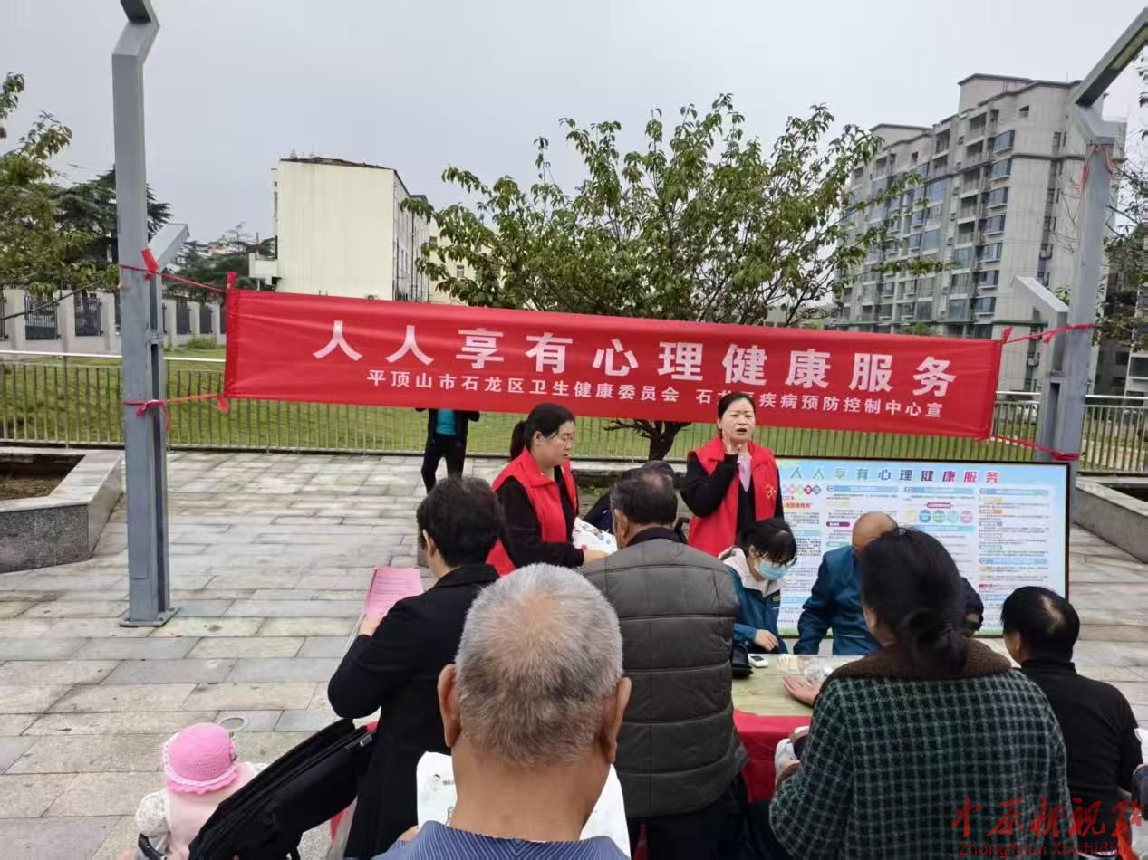 平顶山市石龙区： 组织开展“世界精神卫生日”宣传活动